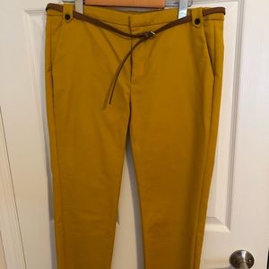 Mustard yellow dress pants